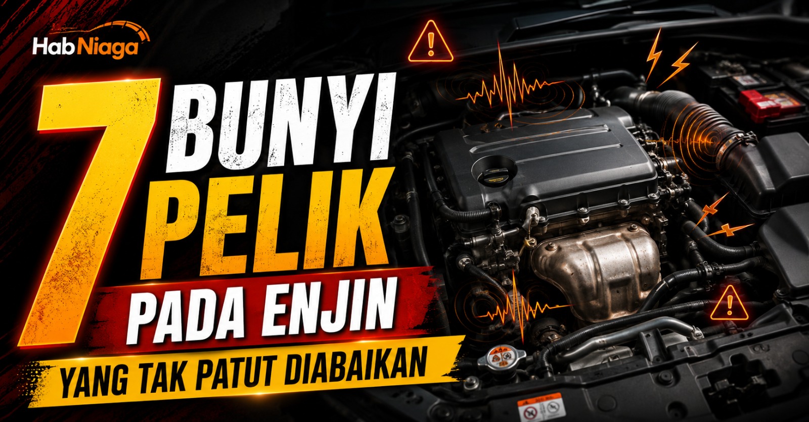 7 Bunyi Pelik Pada Enjin Yang Tak Patut Diabaikan