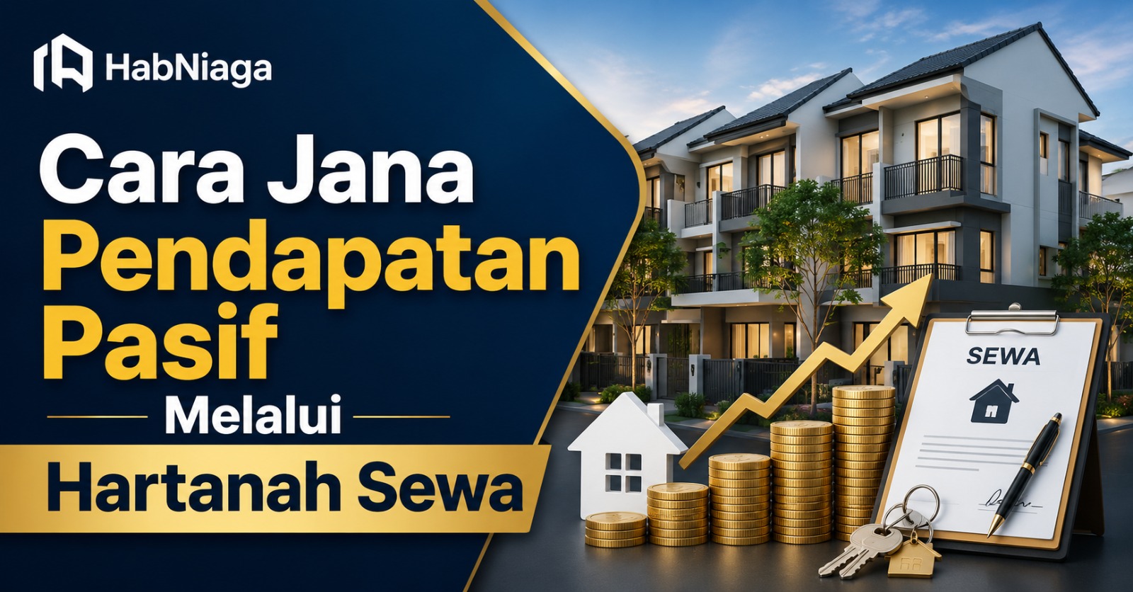 Cara Jana Pendapatan Pasif Melalui Hartanah Sewa