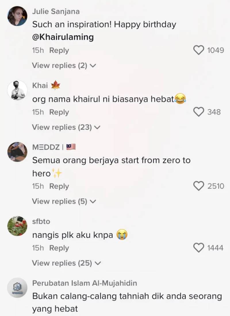 Kisah inspirasi Khairul Aming