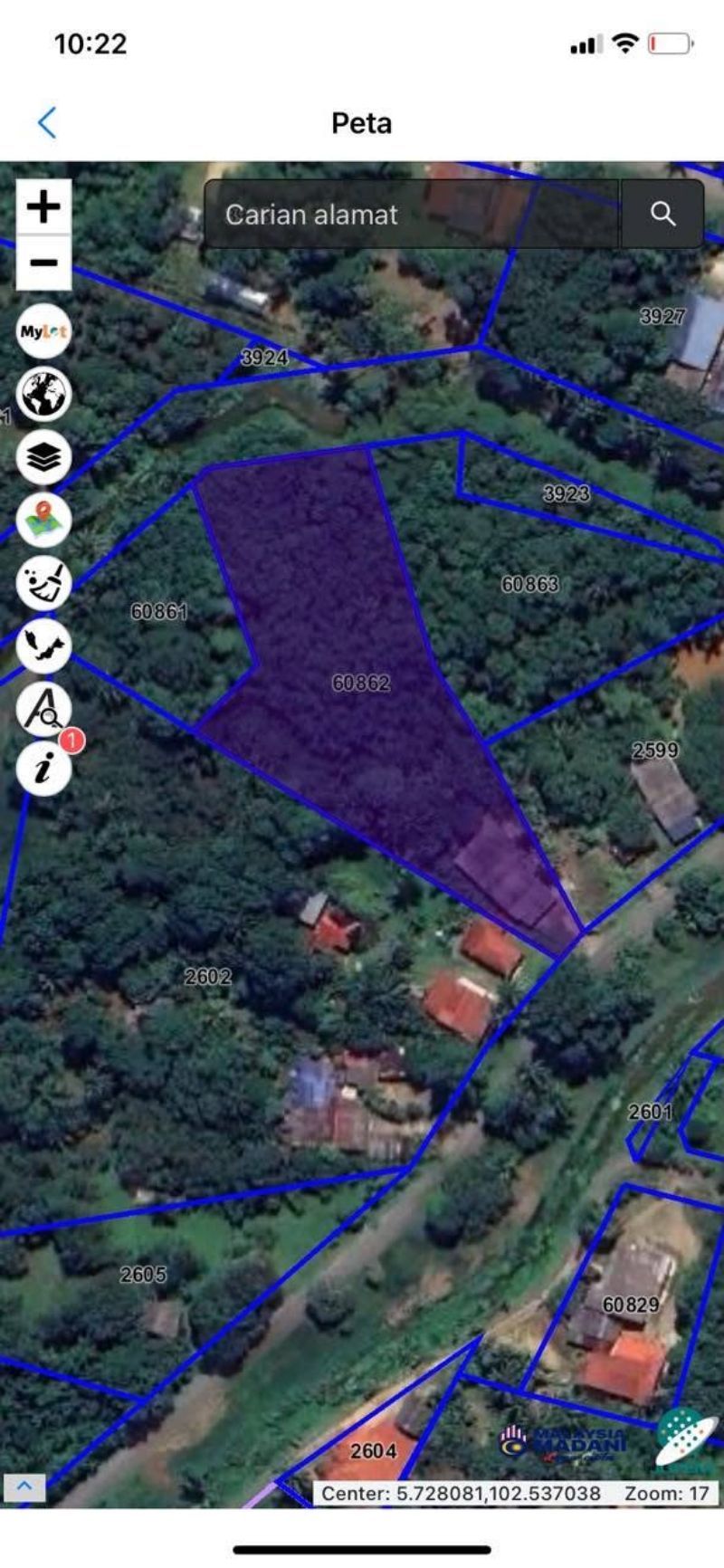 Tanah Sekali Rumah Untuk Dijual Kg Gong Bukit Kenak, Besut, Terengganu