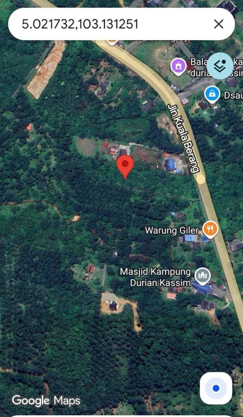 3 Lot Tanah Banglo Kg Durian Kassim, Hulu Terengganu
