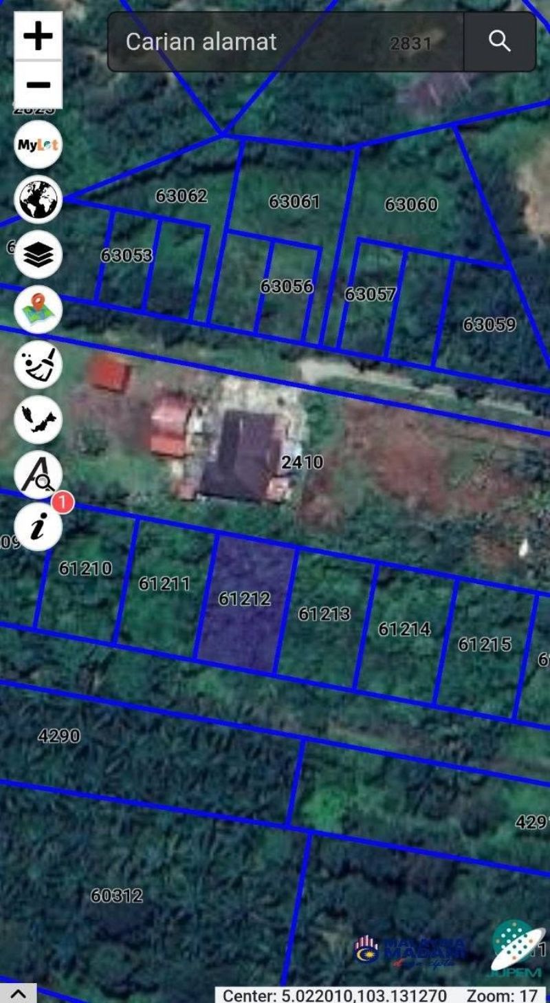 3 Lot Tanah Banglo Kg Durian Kassim, Hulu Terengganu