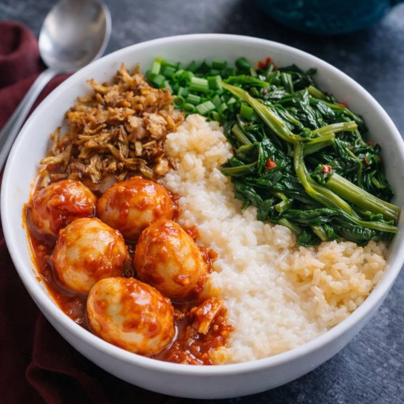 Bubur Nasi Berlauk