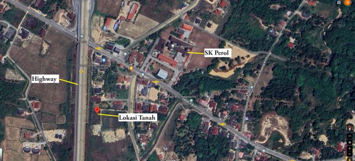 Tanah Tepi Highway Di Perol, Kota Bharu, Kelantan