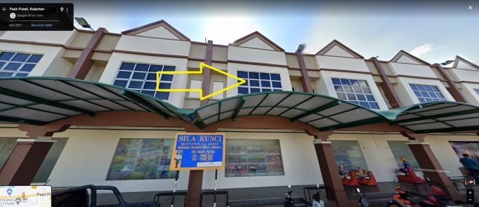 Shoplot 2 Tingkat Di Bandar Pasir Puteh, Kelantan