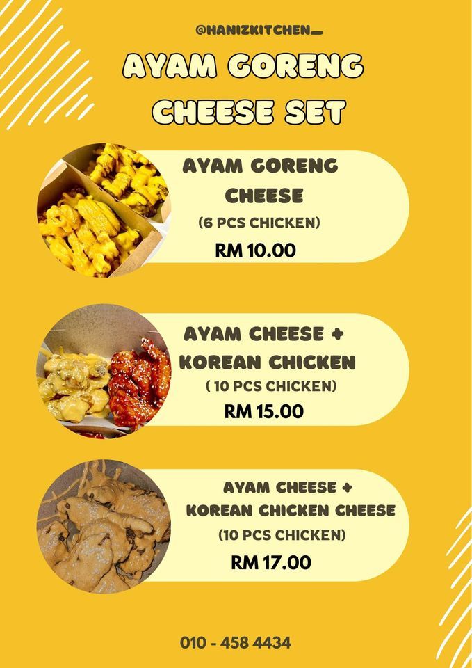 Korean chicken, Set ramen & Ramen roll