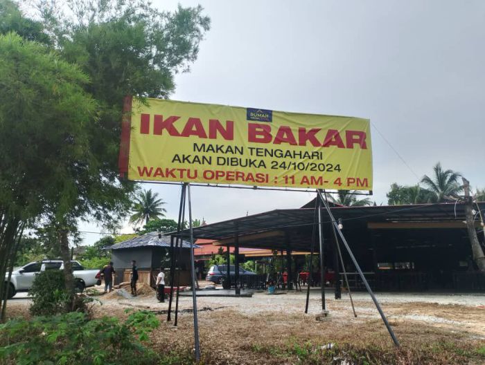 Ikan bakar di Rumah Abang Salai Senawang Negeri Sembilan