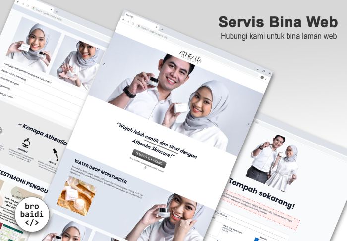 Servis bina laman web bisnes
