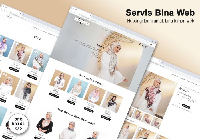 Servis bina laman web bisnes