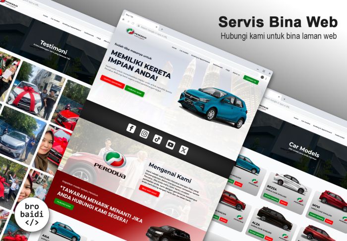 Servis bina laman web bisnes