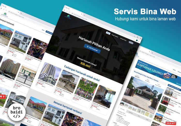 Servis bina laman web bisnes