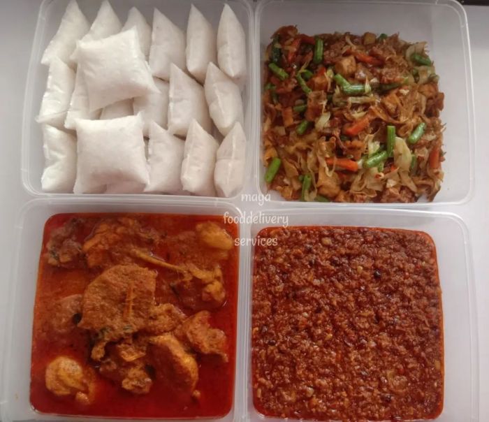 Tempahan makanan untuk pelbagai majlis kecilan