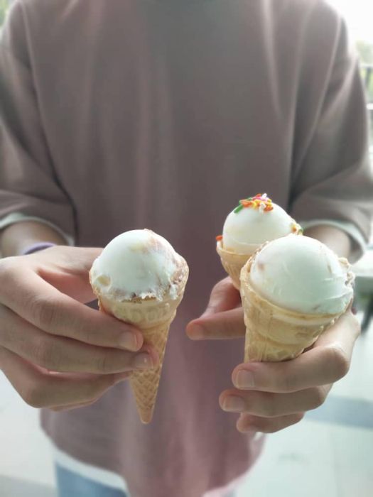 Tempahan katering aiskrim kon