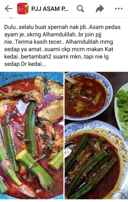 Kelas PJJ Asam Pedas Johor