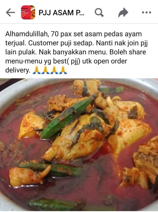 Kelas PJJ Asam Pedas Johor