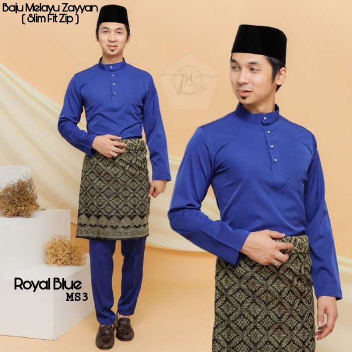 Baju Melayu Zayyan (slim fit)