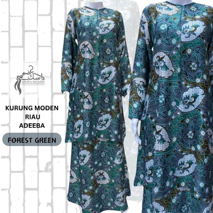 Kurung Riau Moden ADEEBA - Ironless