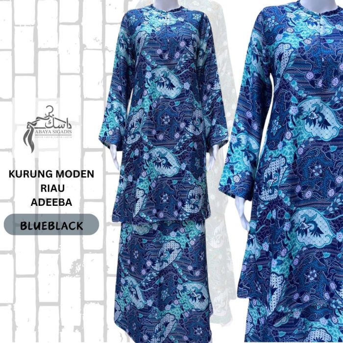 Kurung Riau Moden ADEEBA - Ironless