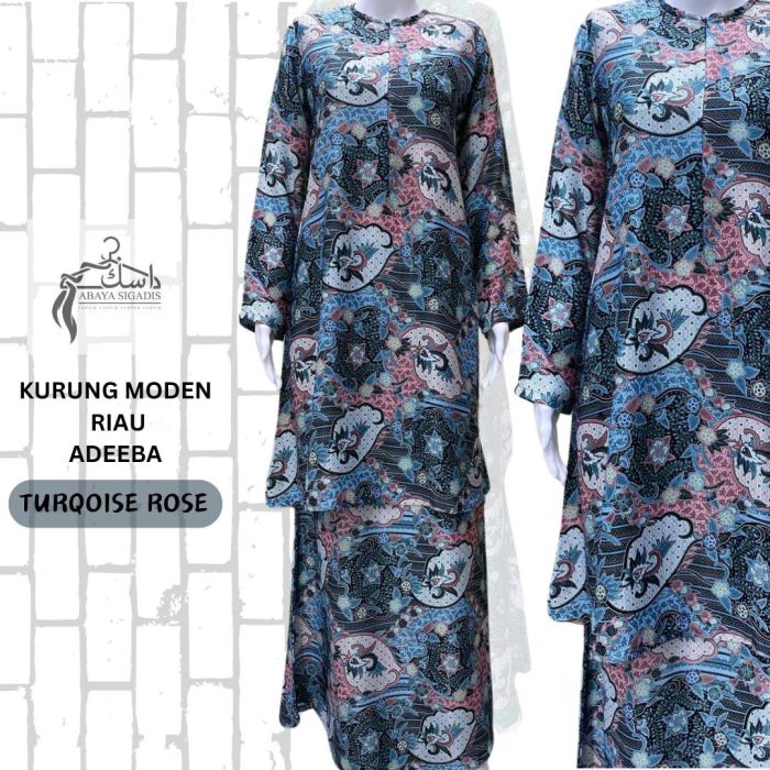Kurung Riau Moden ADEEBA - Ironless