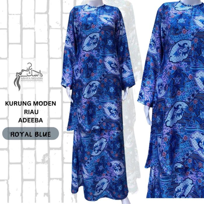 Kurung Riau Moden ADEEBA - Ironless