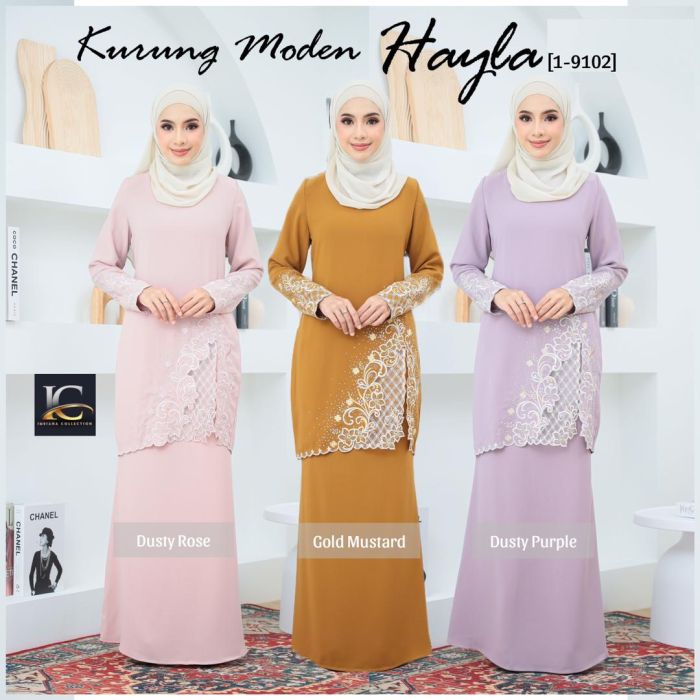Baju Kurung Moden Hayla Exclusive