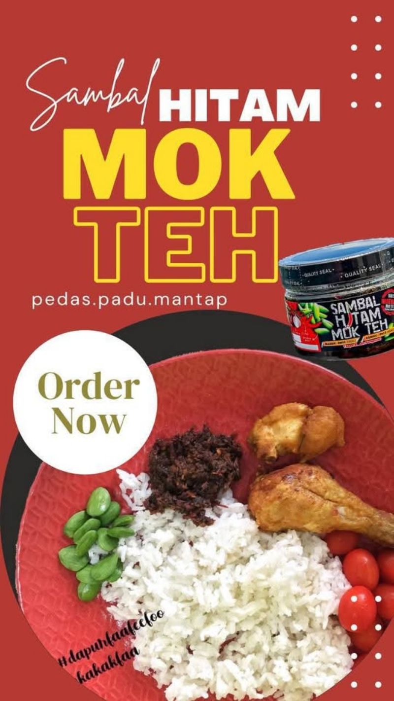 SAMBAL HITAM MOK TEH ORIGINAL PAHANG