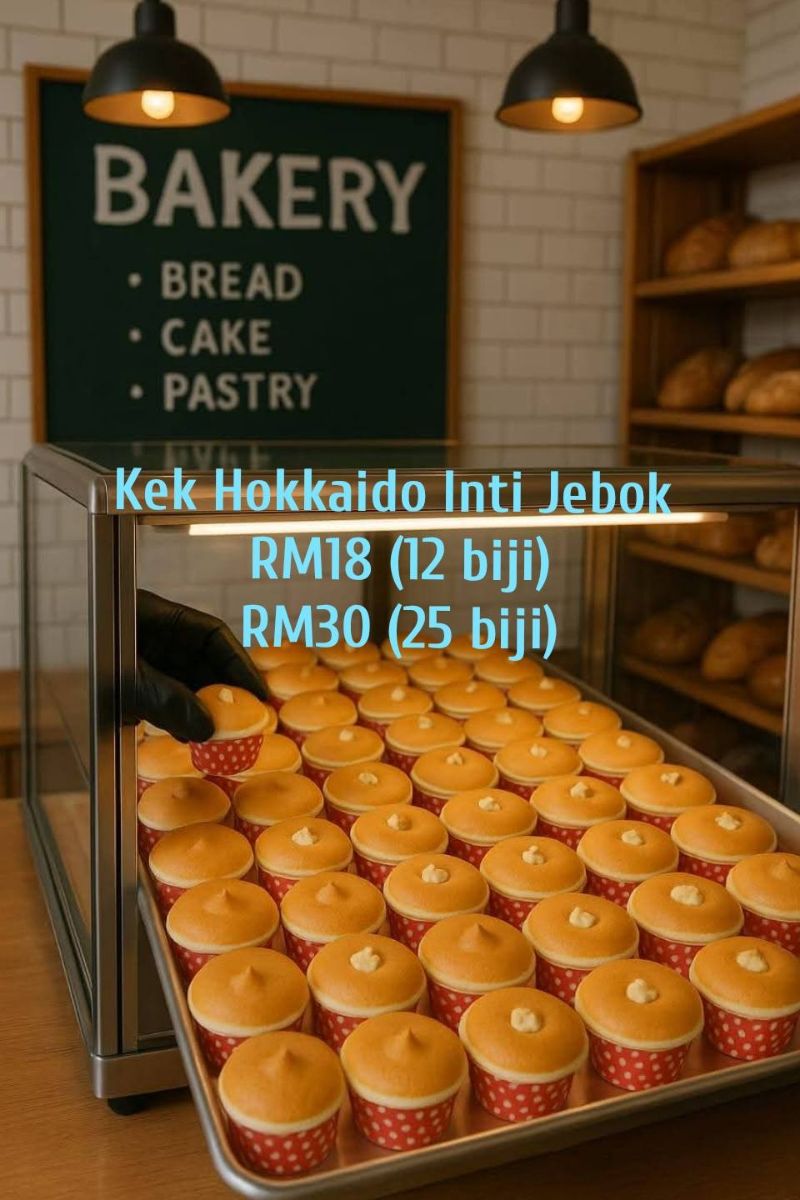 Kek Hokkaido Inti Jebok Cherating Kuantan