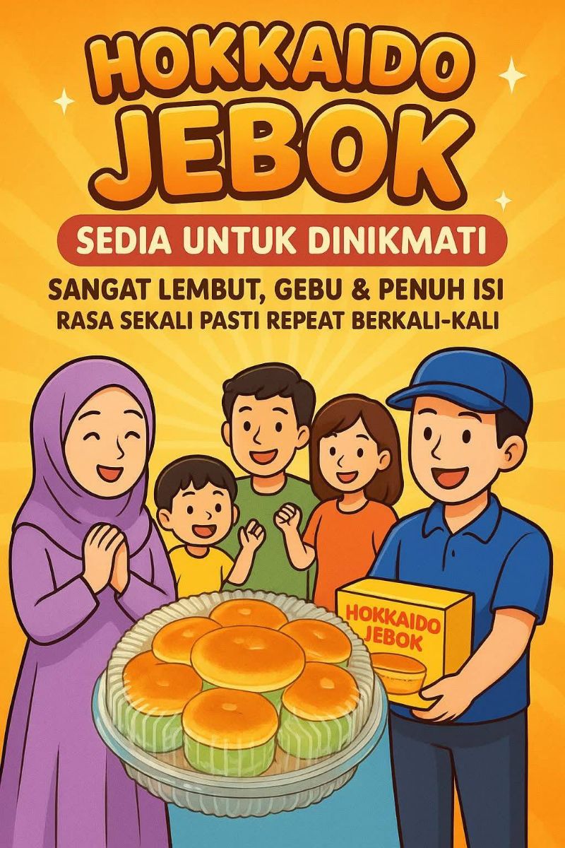 Kek Hokkaido Inti Jebok Cherating Kuantan