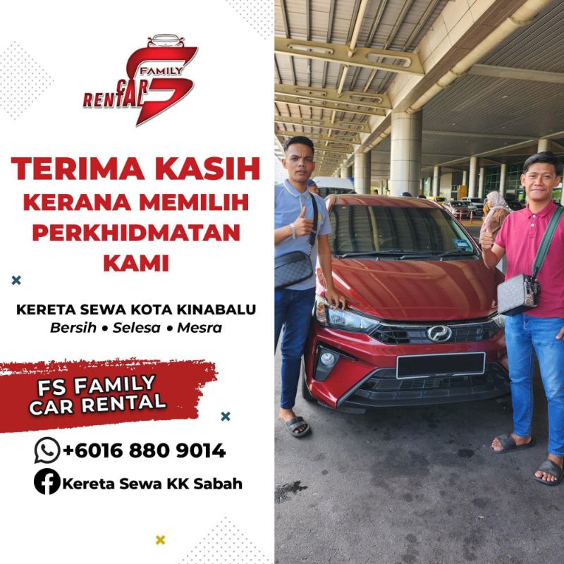 Kereta sewa Kota Kinabalu Sabah