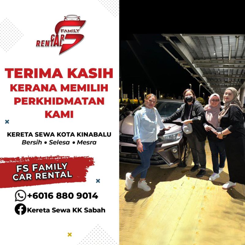 Kereta sewa Kota Kinabalu Sabah
