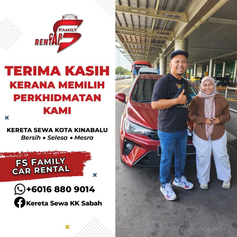 Kereta sewa Kota Kinabalu Sabah