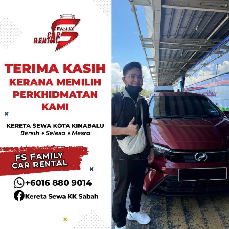 Kereta sewa Kota Kinabalu Sabah