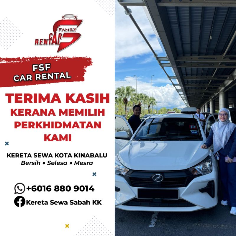 Kereta sewa Sabah - Kota Kinabalu